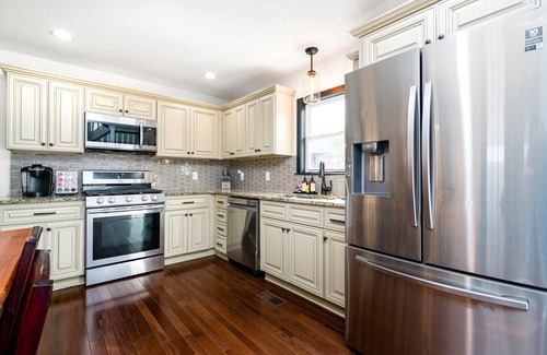 Candler-McAfee House | Family sized cozy Atlanta retreat with firepit 5 bedrooms 2 bathrooms