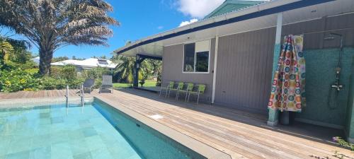 Moorea-Maiao House | Fare Coco Tiaré - Jardin Tropical Piscine - Moorea