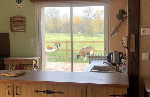 Dissay-sous-Courcillon House | Farm cottage with fireplace on the banks of the river Loir