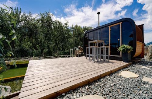 Bramberg am Wildkogel House | Farmhouse in Bramberg with Natural Pond