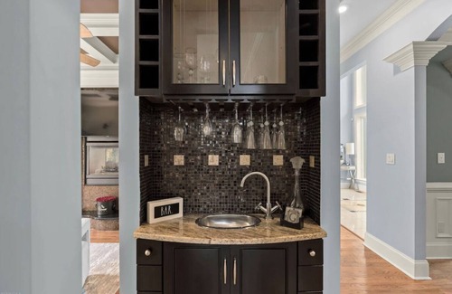 Church Street House | Fayetteville Oasis Mansion With Pool and Basketball Court Near Atlanta Airport!