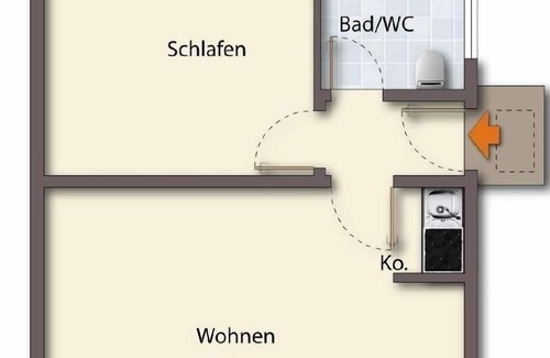 Dipperz House | Ferienhaus für 2 Gäste mit 50m² in Dipperz