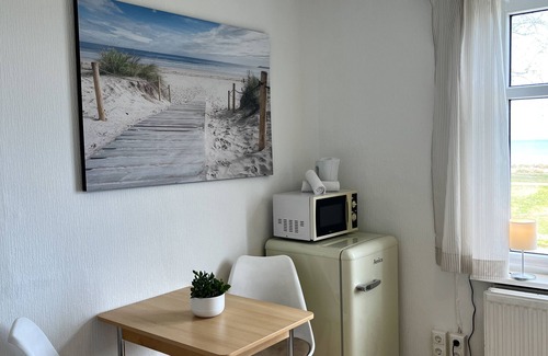 Kalifornien Apartment | Ferienwohnung mit Meerblick Direkt Hinter dem Deich in Kalifornien an der Ostsee