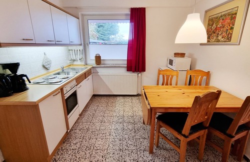 Kalifornien Apartment | Ferienwohnung "achtern Diek 2" 1. Reihe an der Ostseeküste, Hundefreundlich