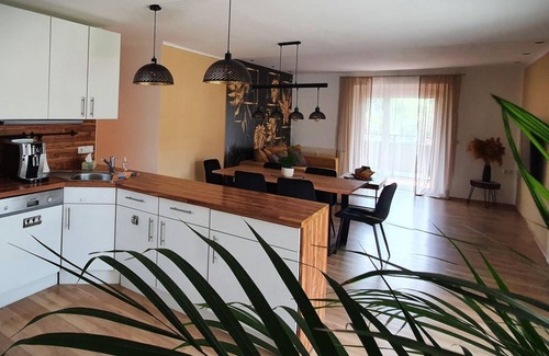 Rossleithen Apartment | Ferienwohnung Blick ins Grüne - Appartement/fewo, Dusche, WC, 2 Schlafräume