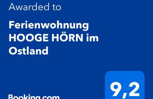Borkum Apartment | Ferienwohnung HOOGE HÖRN im Ostland