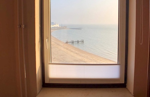 Wyk auf Foehr Apartment | Ferienwohnung im Strandhotel 100qm² im Stadtzentrum mit Meerblick
