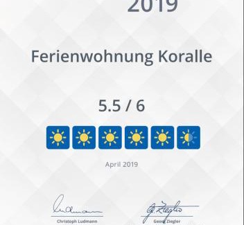 Mitte-Sud Apartment | Ferienwohnung Koralle - Am Wasser