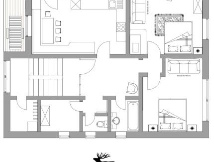 Stumm Apartment | Ferienwohnung Platzhirsch Panorama View Balkon, Gartensauna, Garten, Grillplatz