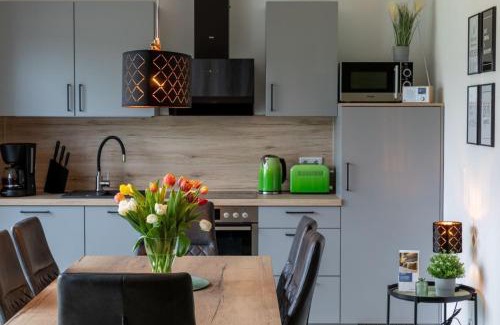 Barssel Apartment | Ferienwohnung Sonnenstrahl am Harkebrügger See mit Sauna