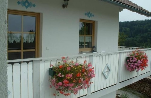 Grafenau Apartment | FeWo (80qm) mit großem Balkon, Brötchenservice und riesigem Garten
