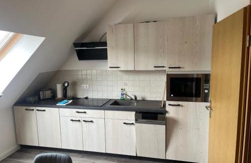 Dessau Apartment | FeWo Paula 4 Personen Parkplatz zentrale Lage ruhige Nebenstraße, DG