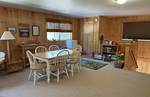 Bridgton Cottage | Find your Happy Place, Highland Lake, Bridgton. Dock, fire pit, lakeside deck!n