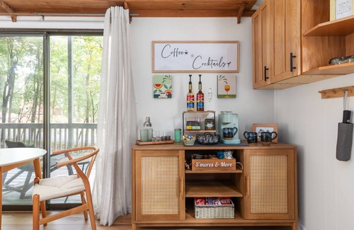 The Woods Cabin | Fireplace, Fire Pit & Resort Amenities