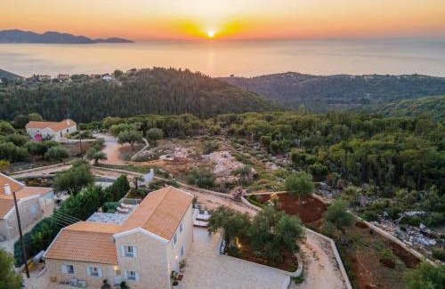 Markoulata Villa | Fiscardo Luxury Stone Villa Suzana ,with sunset view!