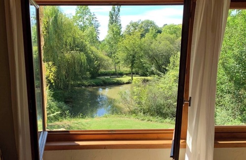Payrac House | Fischerhaus – Half-timbered holiday home with pool, sauna & wheelchair access