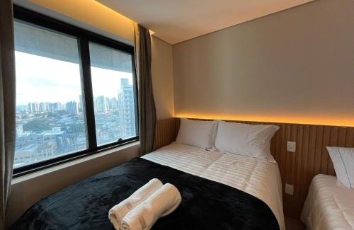 Guarulhos City Centre Apartment | Flat Hotel Slaviero GRU 2 Quartos até 6p | Delfhy