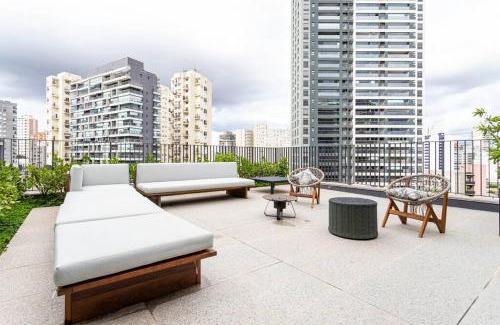 Sao Paulo Apartment | Flat Wi-Fi 290m Metro Vila Madalena - SP