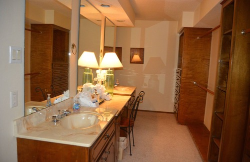 Mount Ida Condo | Forest view, log-sided two bedroom, two bath condo on Lake Ouachita. by RedAwning