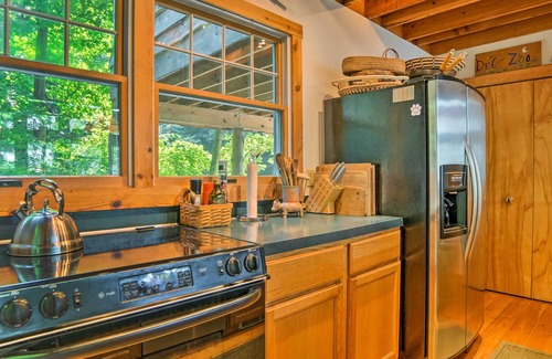Pentwater House | Forested Pentwater Vacation Rental - Walk to Beach