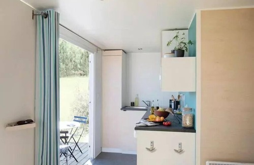 Saint-Martin-Lars-en-Sainte-Hermine House | Naturist campsite Le Colombier* - Comfort Mobile Home Mervent 2 Rooms 2 People