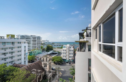 Miramar Apartment | Free Breakfast | Near Condado Beach | Free Parking | Air Conditioner