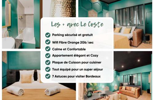 Grand Parc-Paul Doumer Apartment | FREE PARKING - Self Checkin - WIFI - NETFLIX - CITY CENTER - LE COSTE by SUPERBORDEAUX