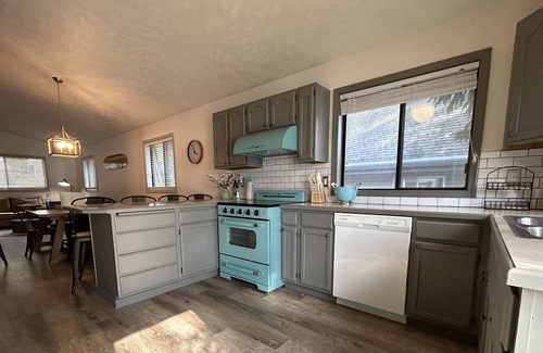 Newman Lake House | Freshly Updated Home on Private Sandy Beach