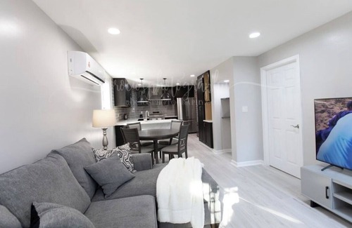 Johns Creek Apartment | Fully furnished clean modern apartment, private covered deck, quiet wooded view.