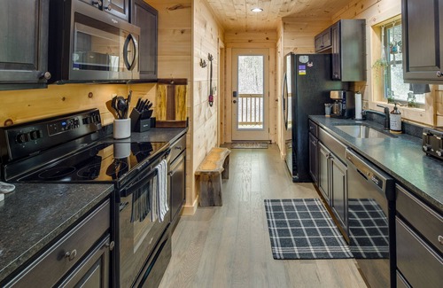 Marshall Cabin | Furnished Deck & Fire Pit: Serene Marshall Cabin!