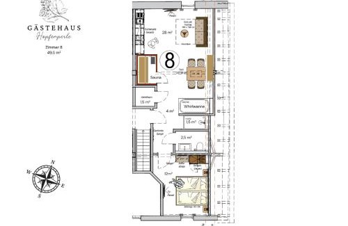 Spalt Apartment | Gästehaus Hopfenperle