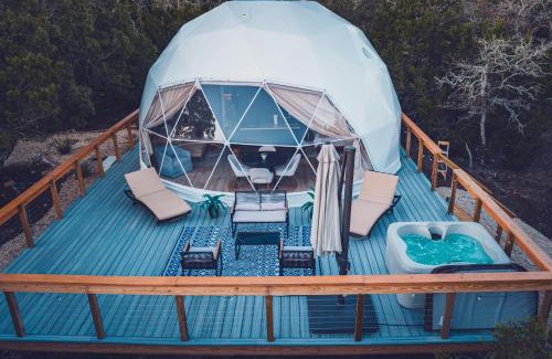 Fredericksburg Cabin | Gaia Dome Stars Hottub Wineries Secluded Romantic Frederick