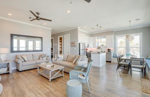Spanish Grant House | Galveston Home with Outdoor Shower Steps to Beach!