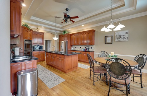 Mid America House | Game Room & Private Pool: Home in Hot Springs!