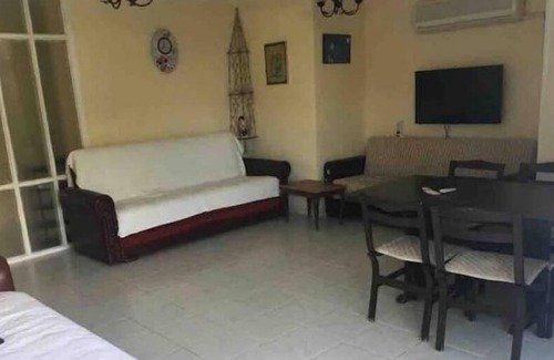 Mezetli Condo | Garden Floor 2+1 80sqm in Compound Seaside + Pool + Security