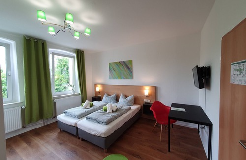 Langenbieber Apartment | Garni Hotel Biebertal am Milseburgradweg