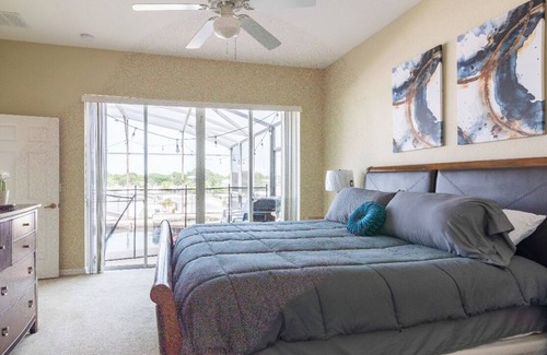 Marbella House | *Gated Cozy lovely home| private pool & Spa| Disney World