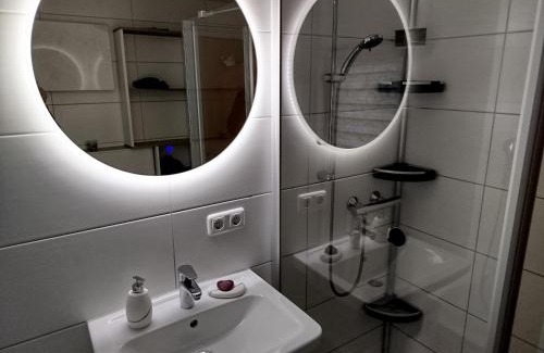 Auerbach in der Oberpfalz House | Geräumiges Zimmer mit Doppelbett, Bad und Küche