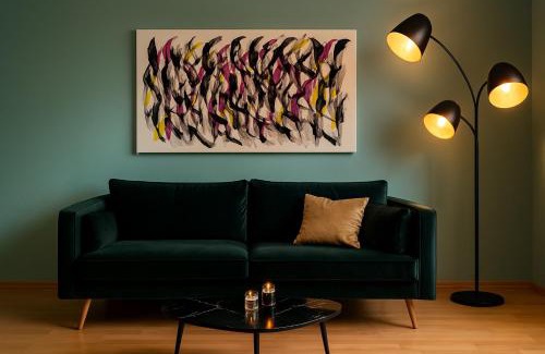 Offenbach am Main Apartment | Geschmackvolle Design Wohnung - 15 min Airport & Parkplatz