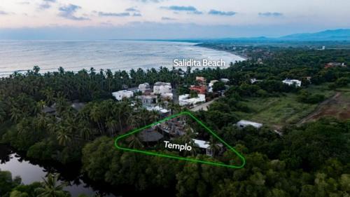Saladita Apartment | Glass Treehouse, Sauna, Ice Bath, Yoga in Saladita, 50m from Surf