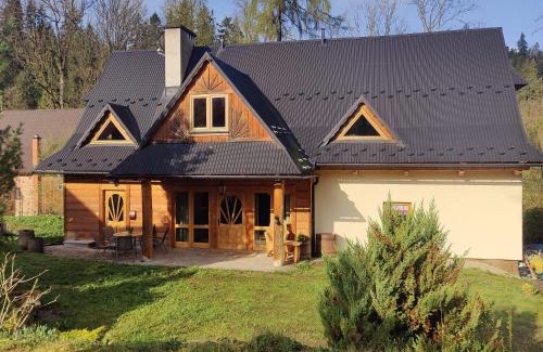 Bialy Dunajec Ski Chalet | GLICZAROWA OSADA, Chata 18 osób, Domek 8 osób NA WYŁĄCZNOŚĆ, 8 sypialni z łazienkami, spokój, przyroda, wyjątkowe miejsce