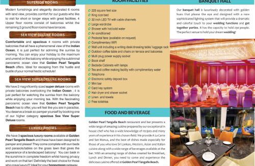 Tangalle Hotel | Golden Pearl Tangalle Beach
