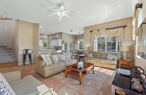 Hillcrest Estates Villa | Grand Home with Pool and Spa on Gated Community.