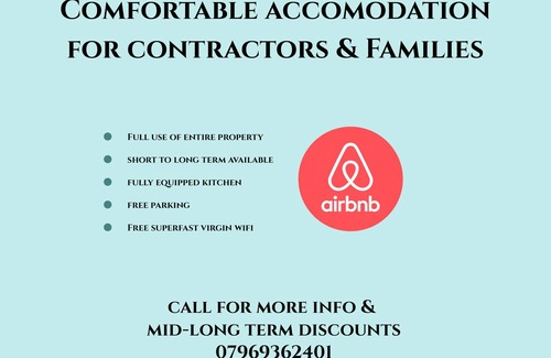Montpellier House | Great for Contractors + Families Free Parking!