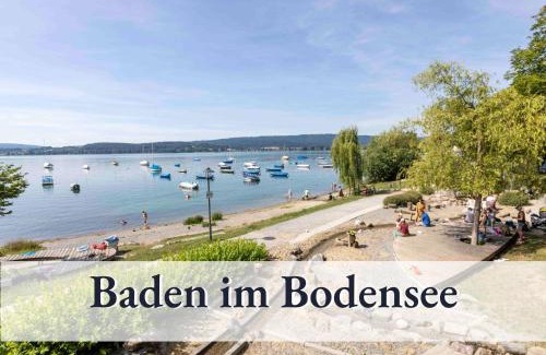 Radolfzell am Bodensee Apartment | Große moderne Ferienwohnung in bester Bodenseelage l 1 Minute zum Bodensee l 2 Zimmer l Vollausgestattete Küche l Sonnenbalkon l WLAN l Willkommen im Apartment Güttingen