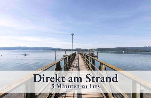 Radolfzell am Bodensee Apartment | Große moderne Ferienwohnung in bester Bodenseelage l 1 Minute zum Bodensee l 2 Zimmer l Vollausgestattete Küche l Sonnenbalkon l WLAN l Willkommen im Apartment Güttingen