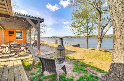 Grove House | Grove Lake House with Boat Dock and Outdoor Spots!