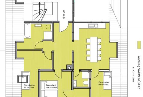 Klein Voigtshagen Apartment | Gutshaus FeWo Warnemünde