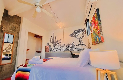 Todos Santos Hotel | Hab 2-1 BR w/Pool BBQ Fast Wi-Fi Idealfor Digital Nomads