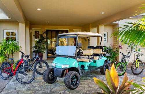 Kamuela House | Hale Mele 2 with Panoramic Golf Course View, private Pool, Hot Tub, Golf Cart and E-Bikes